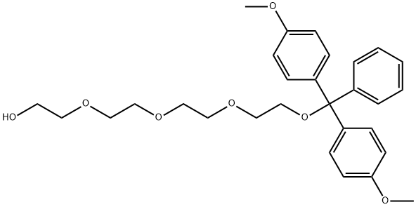 O1-(DIMETHOXYTRITYL)TETRAETHYLENE GLYCOL Structure