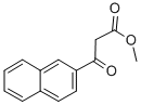 3-NAPHTHALEN-2-YL-3-OXO-PROPIONIC ACID METHYL ESTER Struktur