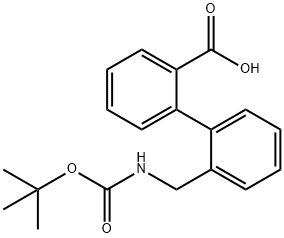 2'-(BOC氨基甲基)联苯-2-羧酸,158066-11-6,结构式