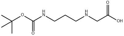 N-[3-(BOC-AMINO)PROPYL]-GLYCINE Structure