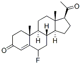 6-fluoroprogesterone 结构式
