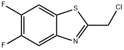 Benzothiazole, 2-(chloromethyl)-5,6-difluoro- (9CI) Structure