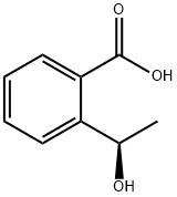 Benzoic acid, 2-(1-hydroxyethyl)-, (R)- (9CI) 化学構造式