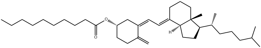 デカン酸ビタミンD3 化学構造式