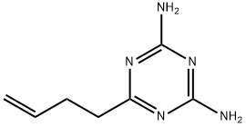6-(but-3-en-1-yl)-1,3,5-triazine-2,4-diamine 结构式