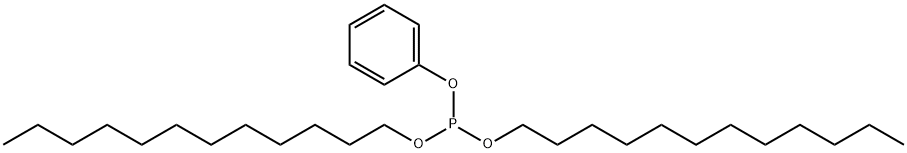 DILAURYL PHENYL PHOSPHITE 化学構造式