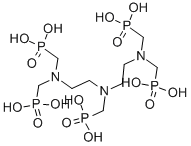 Diethylenetriaminepenta(methylene-phosphonic acid) Struktur