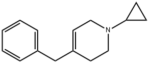 4-benzyl-1-cyclopropyl-1,2,3,6-tetrahydropyridine,158271-18-2,结构式