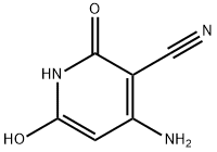 3-Pyridinecarbonitrile,  4-amino-1,2-dihydro-6-hydroxy-2-oxo- 化学構造式