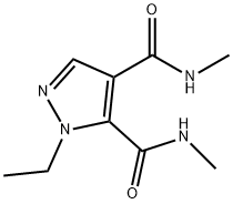 1-ethyl-4,5-di(N-methylcarbamoyl)pyrazole 结构式