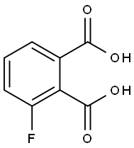 3-フルオロフタル酸 化学構造式