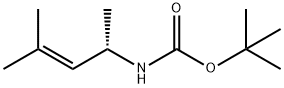 Carbamic acid, (1,3-dimethyl-2-butenyl)-, 1,1-dimethylethyl ester, (S)- (9CI),158300-09-5,结构式