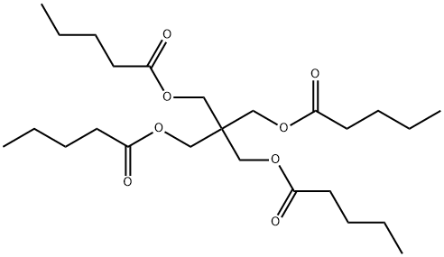 2,2-bis[[(1-oxopentyl)oxy]methyl]propane-1,3-diyl divalerate Struktur