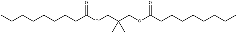 2,2-二甲基-1,3-丙二醇双壬酸酯 结构式