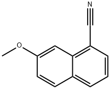 7-甲氧基-萘-1-甲腈, 158365-54-9, 结构式