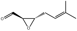 Oxiranecarboxaldehyde, 3-(3-methyl-2-butenyl)-, (2R-trans)- (9CI) Structure
