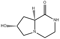 Pyrrolo[1,2-a]pyrazin-1(2H)-one, hexahydro-7-hydroxy-, (7R-cis)- (9CI),158393-18-1,结构式