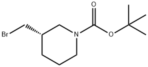 (S)1-BOC-3-溴甲基哌啶, 158406-99-6, 结构式