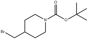 4-Bromomethypiperidine-1-carboxylic acid tert-butyl ester Structure