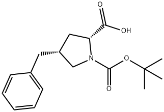 (4R)-1-N-BOC-4-BENZYL-D-PROLINE
 Structure