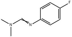 N2-(4-フルオロフェニル)-N1,N1-ジメチルメタンイミドアミド 化学構造式