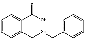 2-[(ベンジルセレノ)メチル]安息香酸 化学構造式