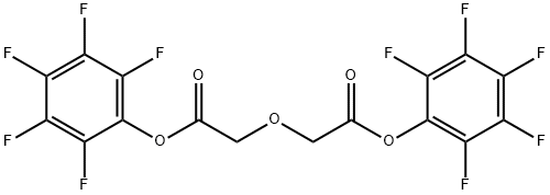 Bis-pentafluorophenyl diglycolic acid, 2,2-Oxydiacetic acid bis-pentafluorophenyl ester Structure