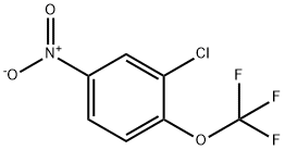 3-Chloro-4-(trifluoromethoxy)nitrobenzene Struktur