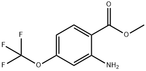 2-氨基-4-(三氟甲氧基)苯甲酸甲酯, 158580-96-2, 结构式