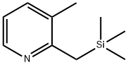 Pyridine, 3-methyl-2-[(trimethylsilyl)methyl]- (9CI) 结构式