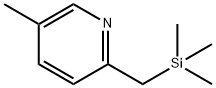 Pyridine, 5-methyl-2-[(trimethylsilyl)methyl]- (9CI) 结构式