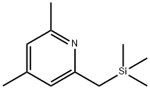 Pyridine, 2,4-dimethyl-6-[(trimethylsilyl)methyl]- (9CI) Structure