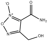 1,2,5-Oxadiazole-3-carboxamide, 4-(hydroxymethyl)-, 2-oxide (9CI) 结构式