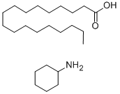 ステアリン酸・シクロヘキサンアミン 化学構造式
