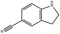 5-CYANO-2,3-DIHYDRO-1H-INDOLE Struktur