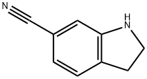 2,3-DIHYDRO-1H-INDOLE-6-CARBONITRILE HYDROCHLORIDE Struktur