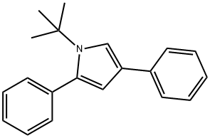1-tert-Butyl-2,4-diphenyl-1H-pyrrole,15861-57-1,结构式