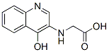 4-hydroxyquinoline-3-aminoacetic acid 结构式