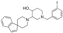 1'-(1-(3-iodobenzyl)-4-hydroxypiperidin-3-yl)spiro(1H-indene-1,4'-piperidine) 结构式