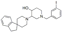 1'-(1-(3-iodobenzyl)-4--hydroxypiperidin-3-yl)-2,3-dihydrospiro(indene-1,4'-piperidine) 结构式