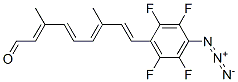 9-(4'-azido-2',3',5',6'-tetrafluorophenyl)-3,7-dimethyl-2,4,6,8-nonatetraenal 结构式