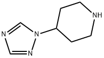 4-([1,2,4]三唑-1-基)哌啶 结构式