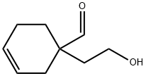 3-Cyclohexene-1-carboxaldehyde, 1-(2-hydroxyethyl)- (9CI) 化学構造式