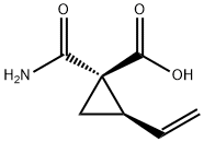 Cyclopropanecarboxylic acid, 1-(aminocarbonyl)-2-ethenyl-, cis- (9CI) 结构式