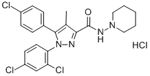 Rimonabant hydrochloride Struktur