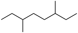 3,6-ジメチルオクタン 化学構造式