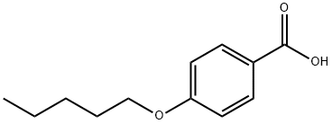 4-Pentyloxybenzoic acid  Struktur