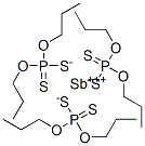 antimony tris[O,O-dipropyl] tris(dithiophosphate) Structure