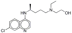 (S)-(+)-Hydroxy Chloroquine Diphosphate Struktur