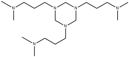 1,3,5-Tris[3-(dimethylamino)propyl]hexahydro-1,3,5-triazine Structure